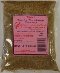 Clifco's Hot Country Pan Sausage Seasoning